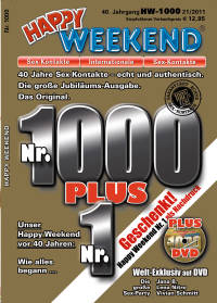 Happy Weekend Ausgabe 1000